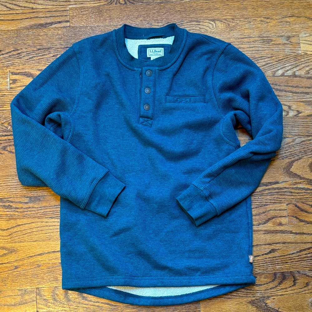 Men's Katahdin Iron Works® Bonded Waffle Fleece Henley